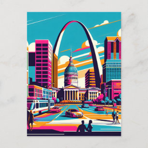 St Louis, Missouri   The Gateway Arch  Postcard