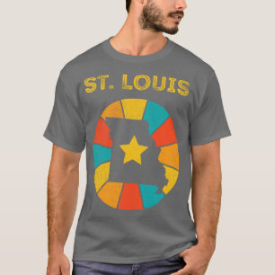 St Louis Missouri Vintage Distressed Souvenir T-Shirt