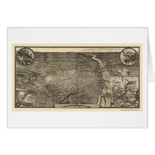 St. Louis, MO Panoramic Map - 1876