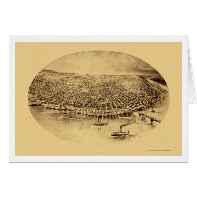 St. Louis, MO Panoramic Map - 1897 (Front Horizontal)