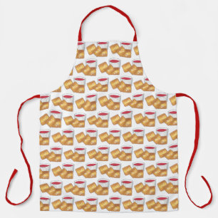 St. Louis MO Style Fried Ravioli Marinara Sauce Apron