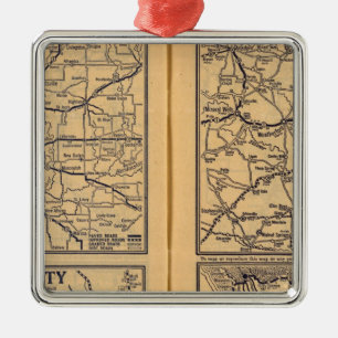 St Louis, New Orleans, Dallas Fort Worth, Portland Metal Ornament