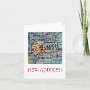 St Louis Nouveau faire-part d'adresse