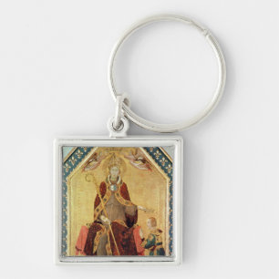 St. Louis of Toulouse crowning his brother Keychain