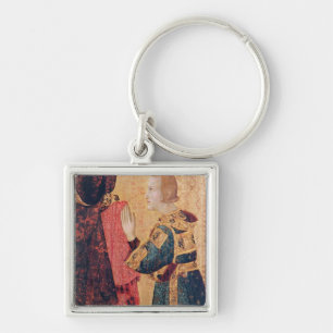 St. Louis of Toulouse crowning his brother Keychain