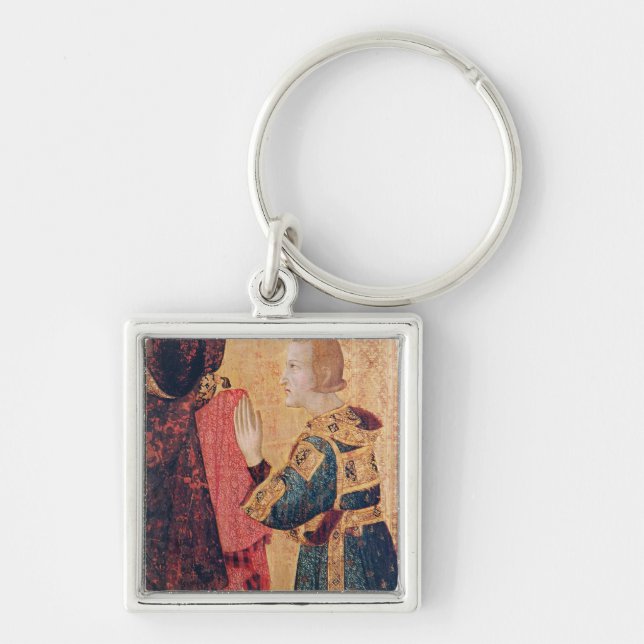 St. Louis of Toulouse  crowning his brother Keychain (Front)