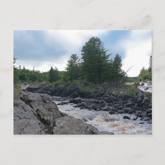 St. Louis River Rocks and Rapids Postcard (Front)