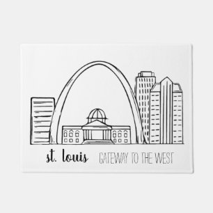 St. Louis Skyline Doormat