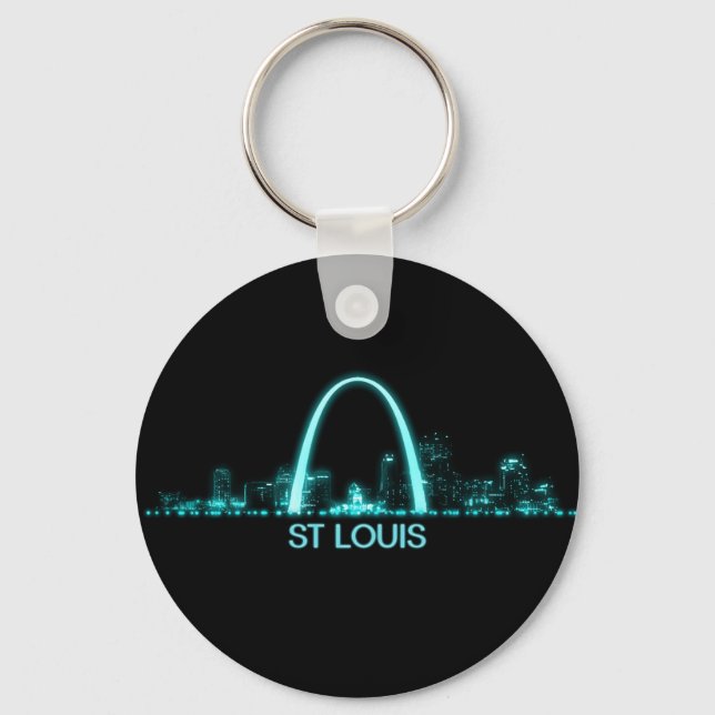 St Louis Skyline Keychain (Front)