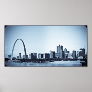 st. louis skyline poster