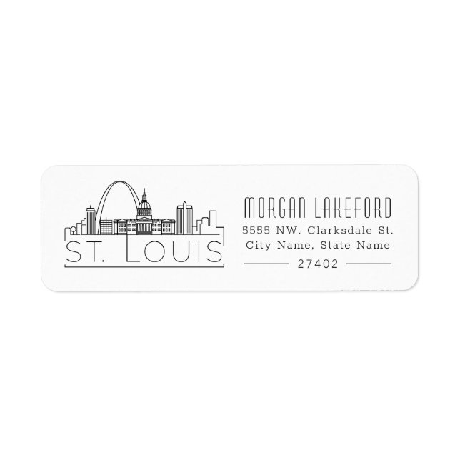 St. Louis Stylized Skyline | (Front)