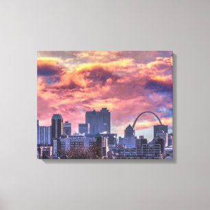 St. Louis Sunrise Canvas Print