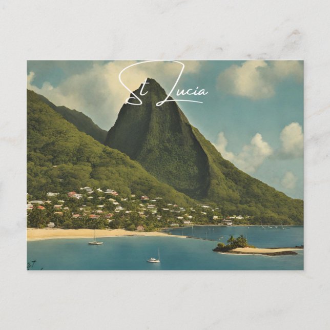 St Lucia (2) Postcard (Front)
