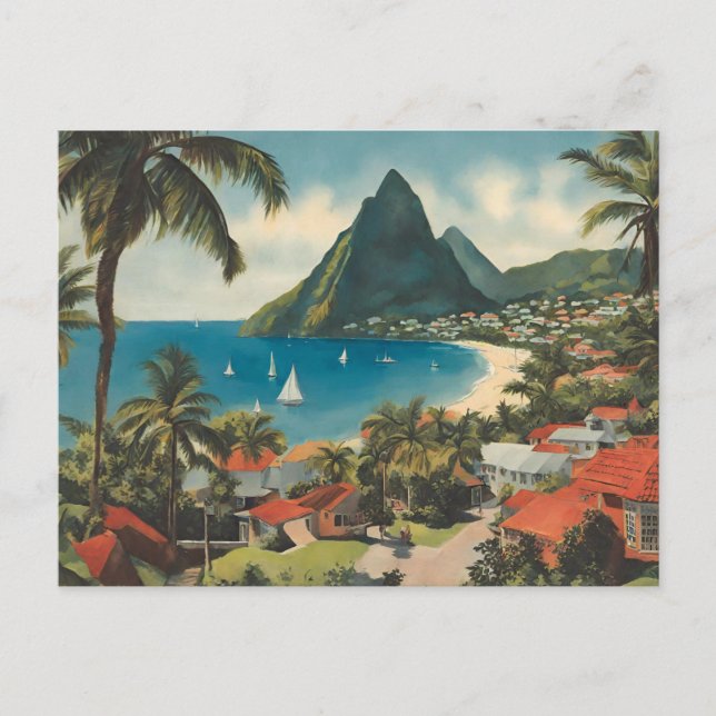 St Lucia (5) Postcard (Front)