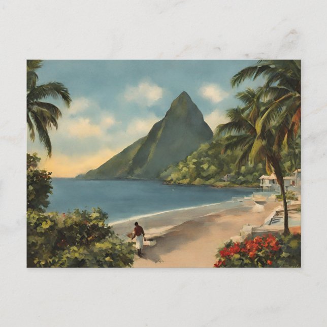 St Lucia (7) Postcard (Front)