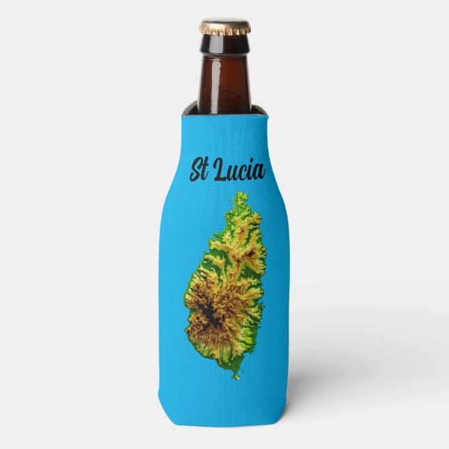 St Lucia Bottle Cooler (Bottle Front)