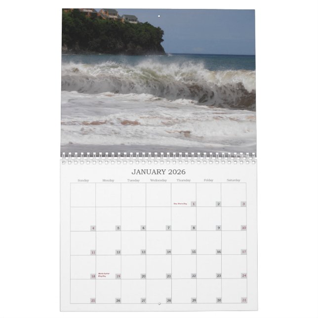 St. Lucia Calendar (Jan 2026)