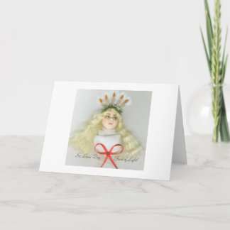 St. Lucia Day 177 JL Biel Greeting Card