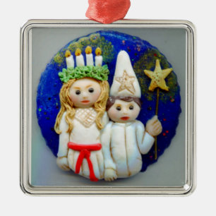 St. Lucia Day Starboy 2013 JL Biel Metal Ornament