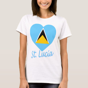 St Lucia Flag T-Shirt