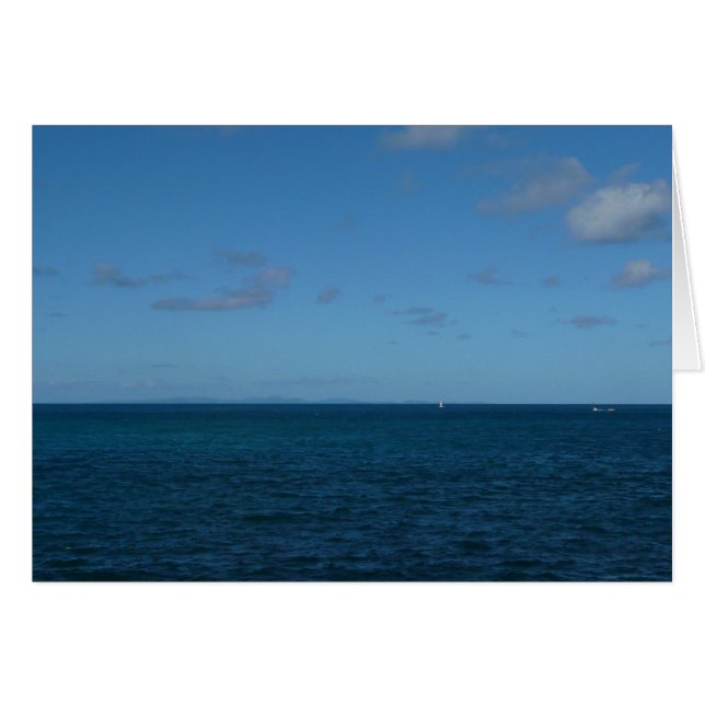 St. Lucia Horizon Blue Ocean (Front Horizontal)