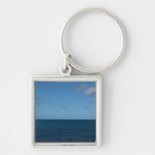 St. Lucia Horizon Blue Ocean Keychain