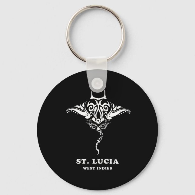 St. Lucia  Keychain (Front)