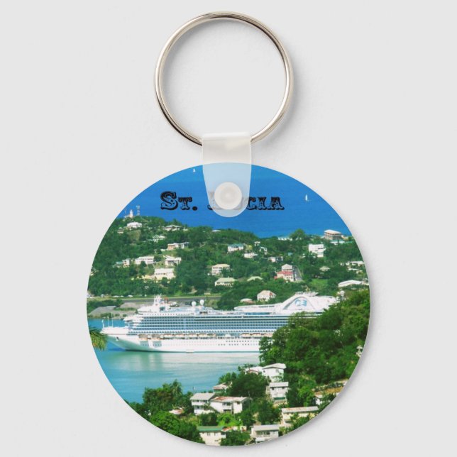 St. Lucia Keychain (Front)