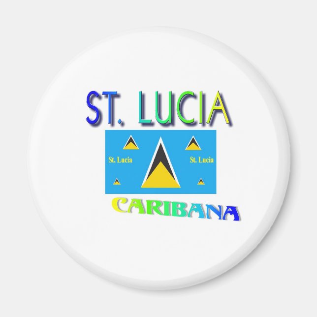 St. Lucia Magnet (Front)