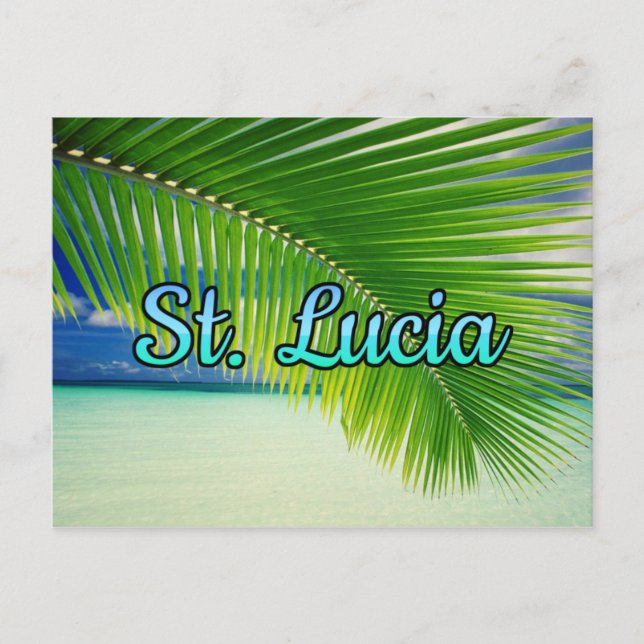 St. Lucia Postcard (Front)