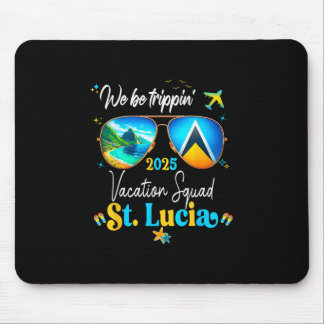 St. Lucia Vacation Family Friends Trip Cruise 2025 Mouse Pad