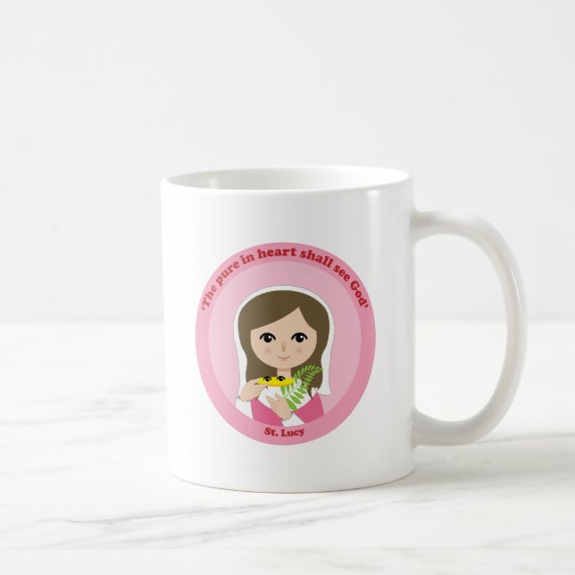 St. Lucy Coffee Mug (Right)
