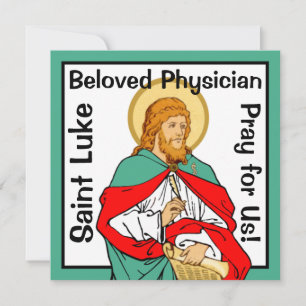 St. Luke, Beloved Physician (RLS 08; MedVers.) Card