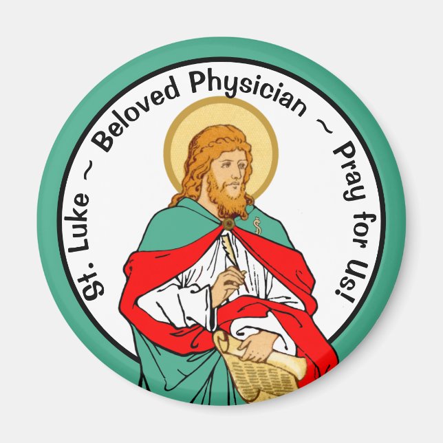 St. Luke, Beloved Physician (RLS 08; MedVers.) Magnet (Front)