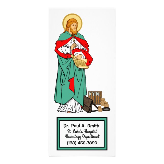 St. Luke, Beloved Physician (RLS 08; MedVers.) Rack Card (Front)
