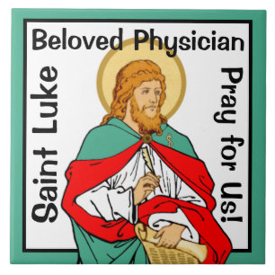 St. Luke, Beloved Physician (RLS 08; MedVers.) Tile