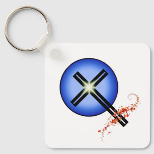 St.Luke Lutheran Church Autumn  Keychain