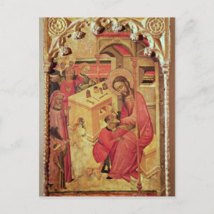 St. Luke Operating on a Man's Head, c.1400-30 Postcard