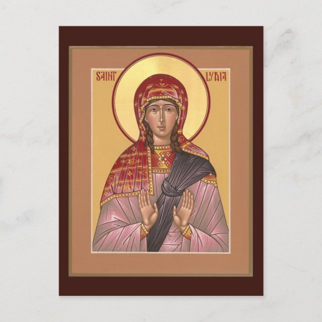 St. Lydia Prayer Card (Front)