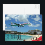 St. Maarten postcard<br><div class="desc">St. Maarten postcard,  by designer save the date Brad Hines</div>