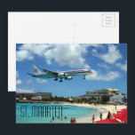 St. Maarten postcard<br><div class="desc">St. Maarten postcard,  by designer save the date Brad Hines</div>