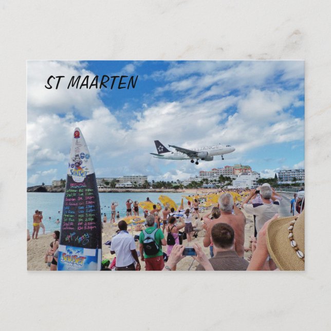 ST MAARTEN POSTCARD (Front)