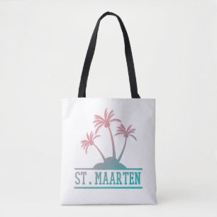 St. Maarten   Sint Martin Gradient  Tote Bag