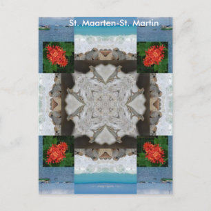 St. Maarten - St. Martin Kaleidoscope Postcard