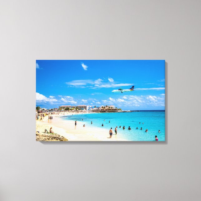 St Maarten Summer Canvas Print (Front)