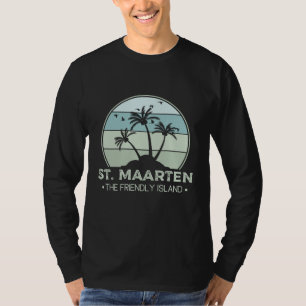 St. Maarten The friendly Island retro Sint Martin T-Shirt