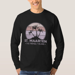 St. Maarten The friendly Island retro Sint Martin T-Shirt