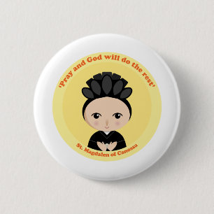 St. Magdalen Canossa 2 Inch Round Button