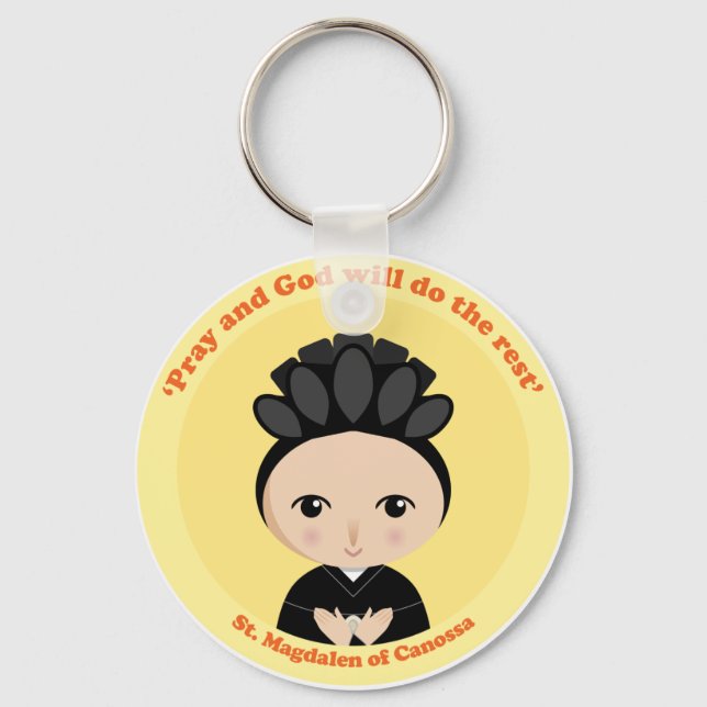 St. Magdalen Canossa Keychain (Front)