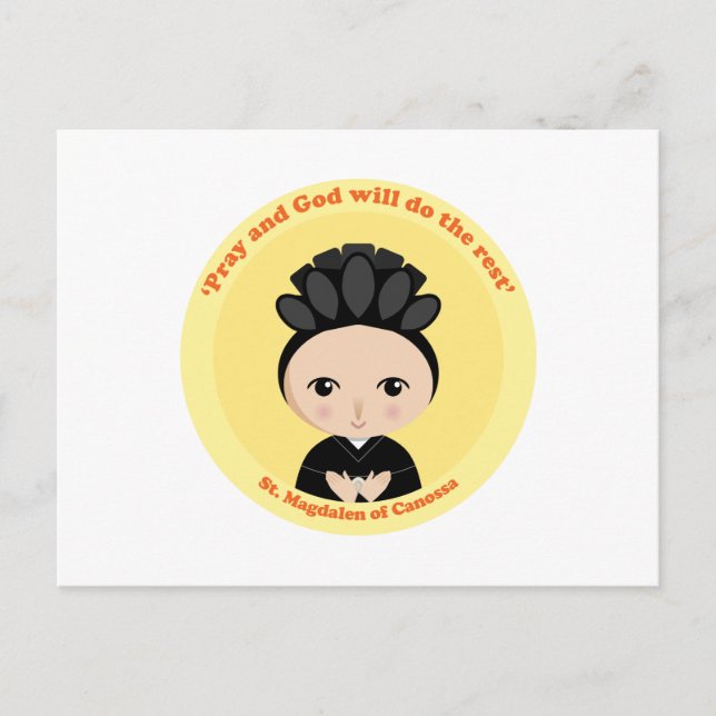 St. Magdalen Canossa Postcard (Front)